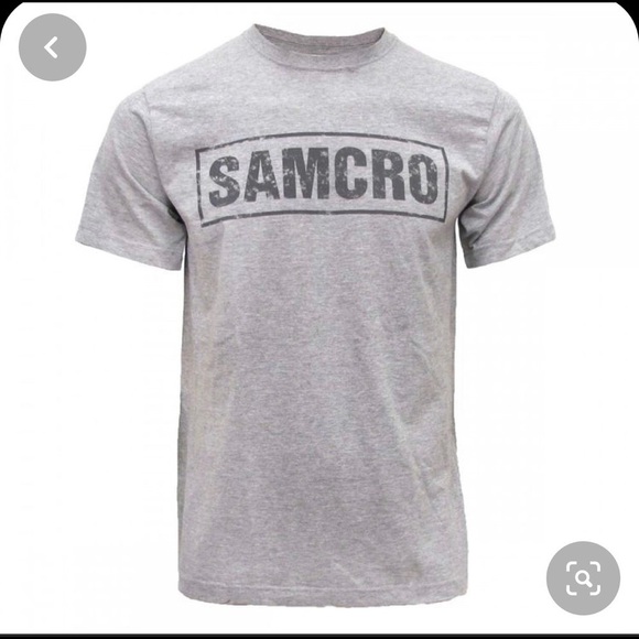 Sons of Anarchy SAMCRO Gray Jersey T-shirt​​​​​​​​​​ - Picture 1 of 8